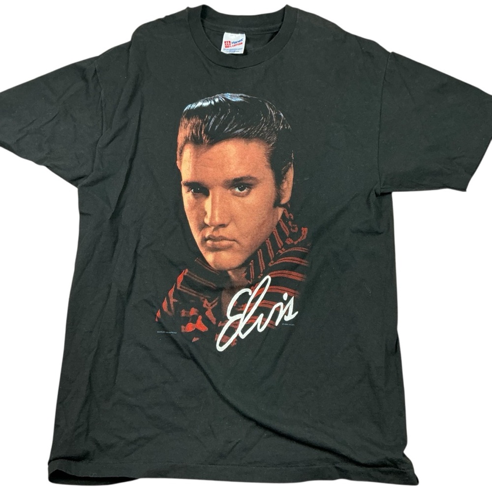 Vintage 1990 Elvis Presley single stitch T-shirt USA made XL